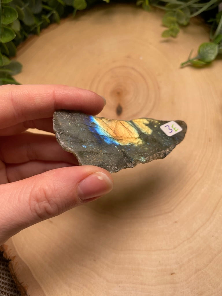 Labradorite Half-Polished Slab