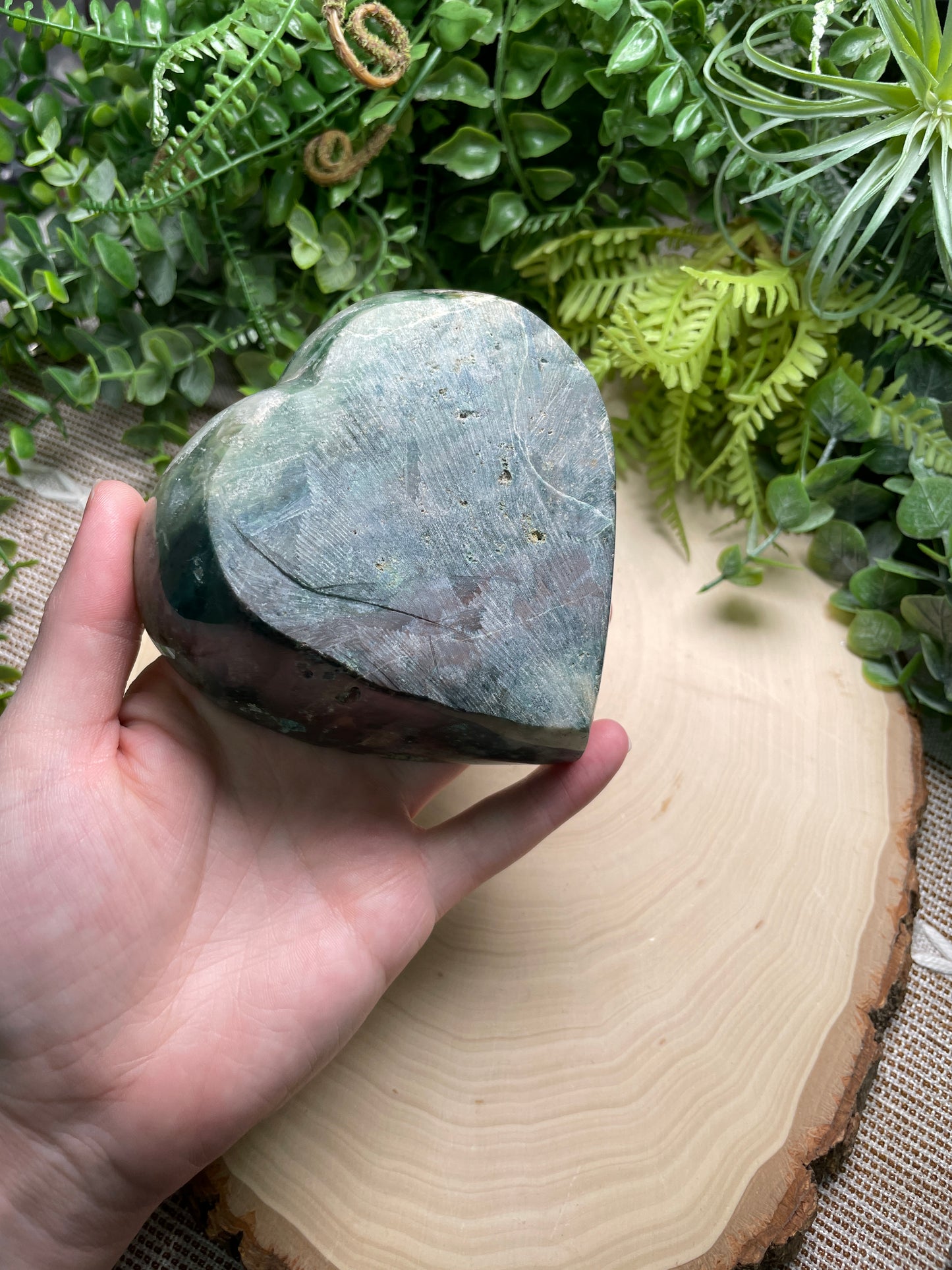 Ocean Jasper Heart Bowl