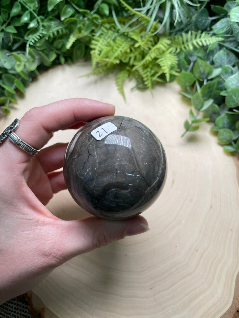 Volcano Agate Sphere