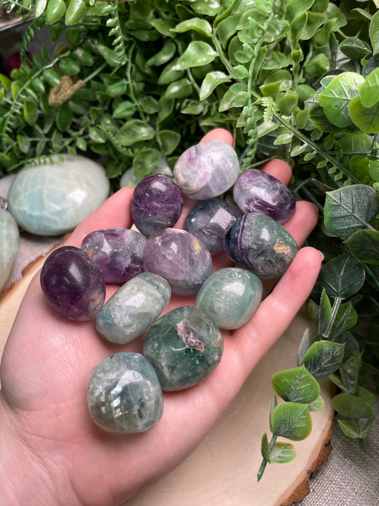 Rainbow Fluorite Tumble