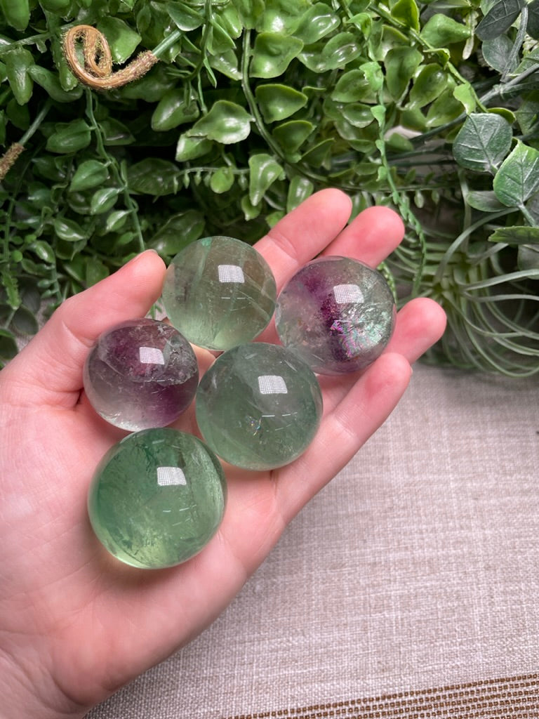 Rainbow Fluorite Sphere