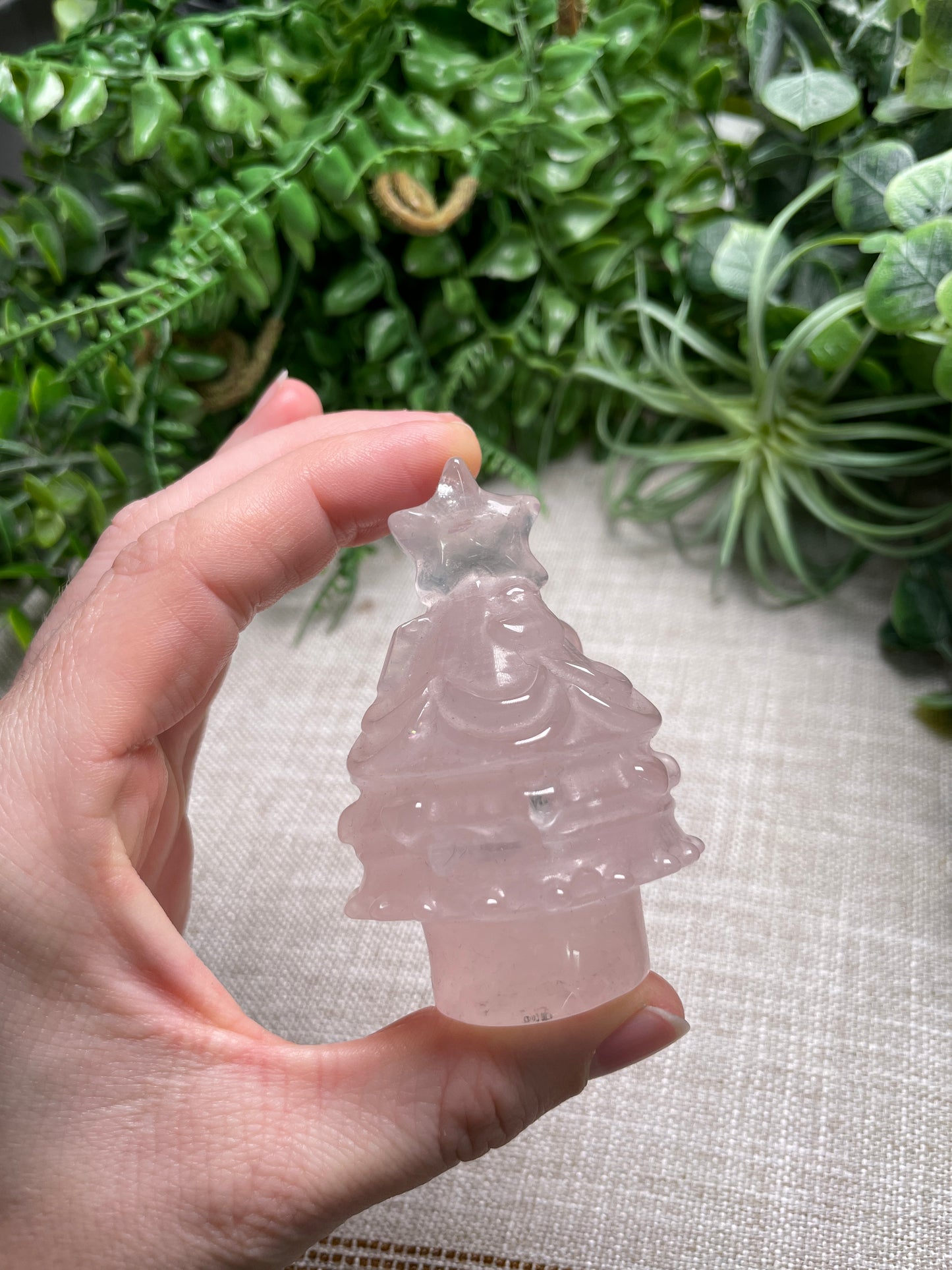 Rose Quartz Christmas Tree