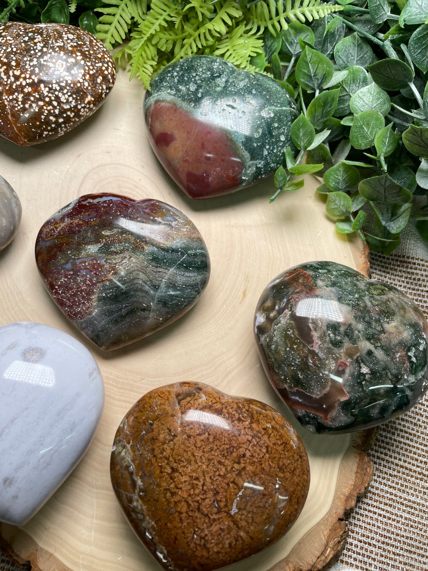 Ocean Jasper Heart