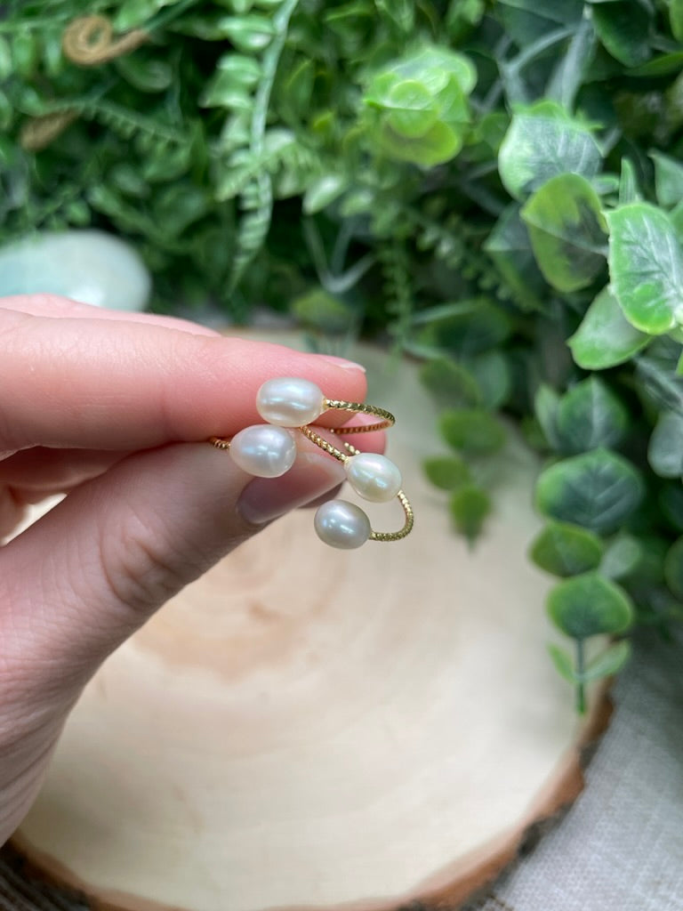 Freshwater Pearl Adjustable Ring