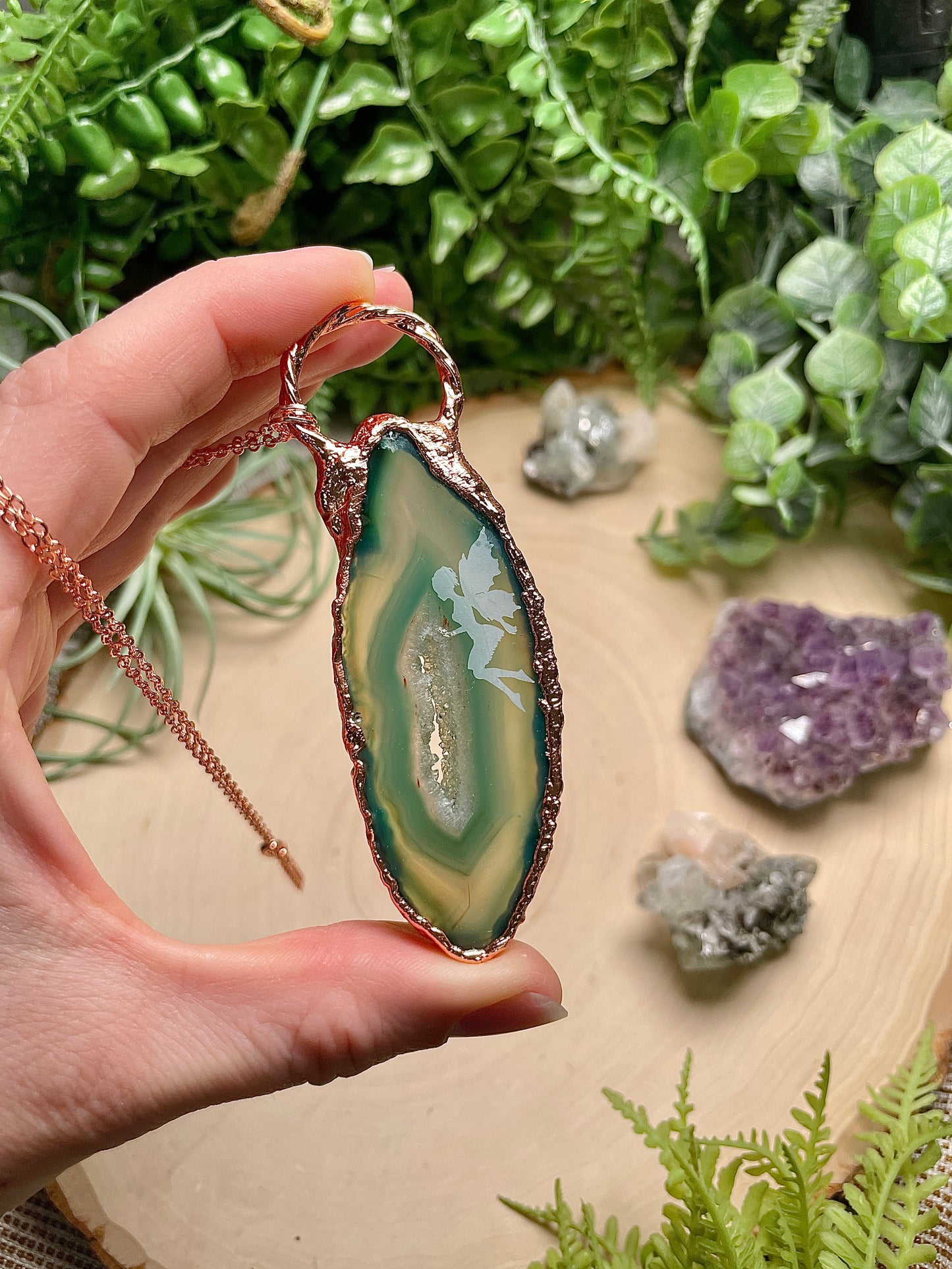 Agate Fairy Portal Necklace