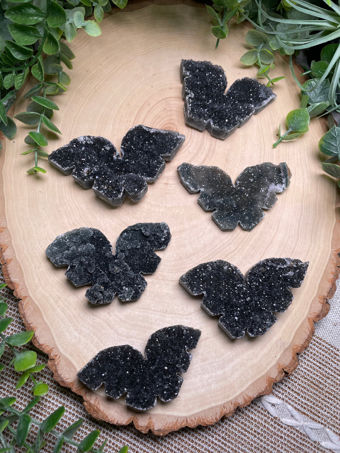 Large Amethyst Butterfly- Shades of Black
