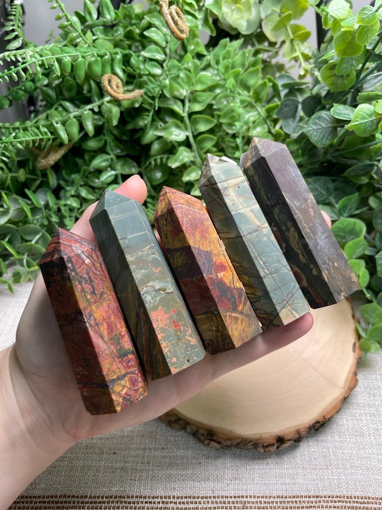 Polychrome Jasper Tower