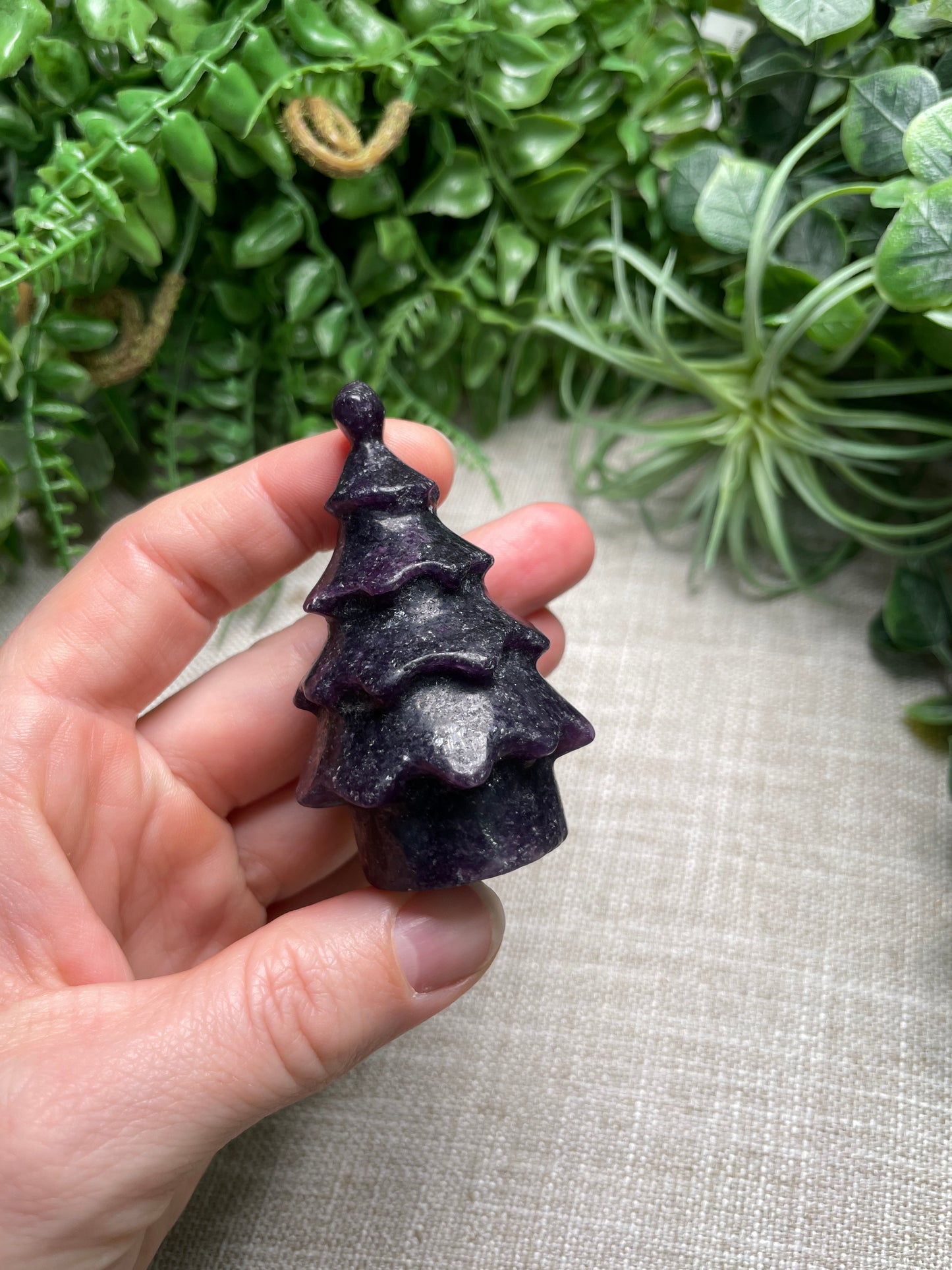 Lepidolite Christmas Tree