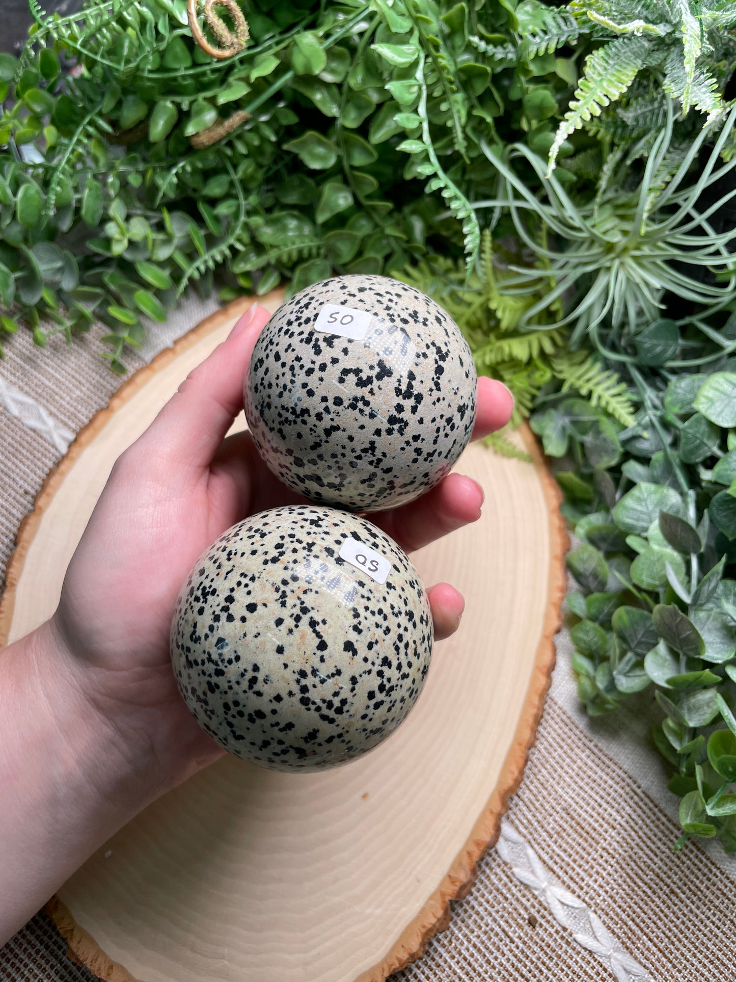 Dalmatian Jasper Sphere