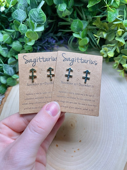 Sagittarius Stud Earrings