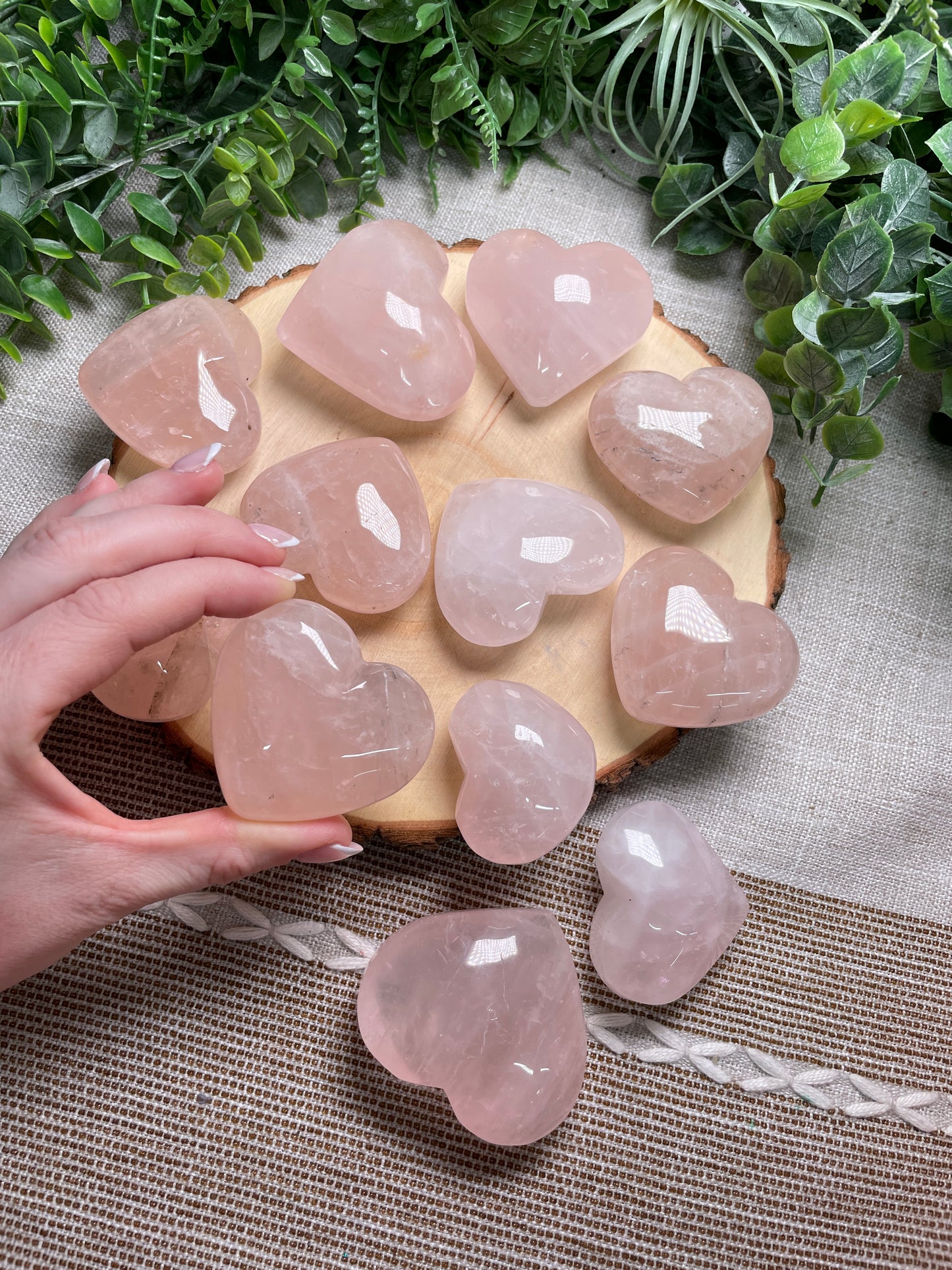 Rose Quartz Heart