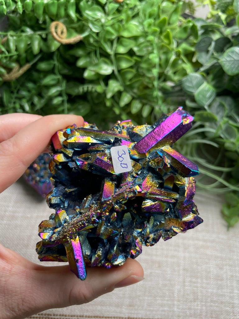 Titanium Plated Quartz Cluser