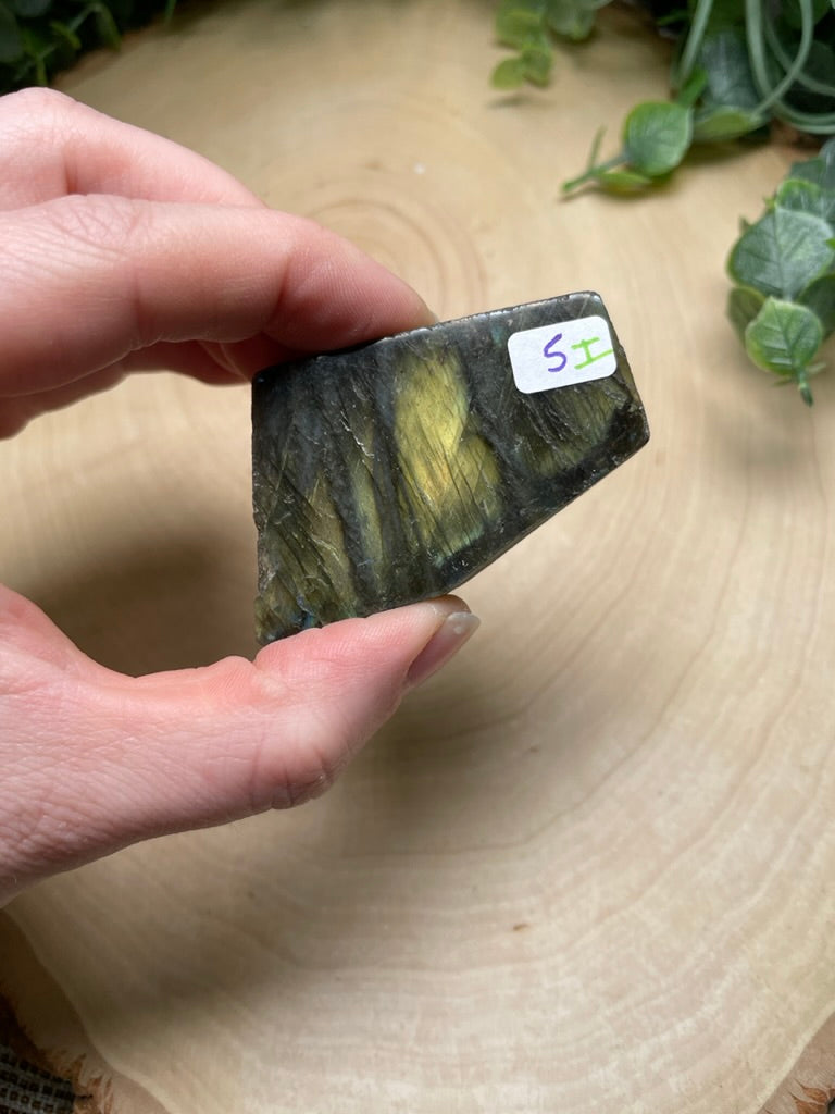 Labradorite Half-Polished Slab