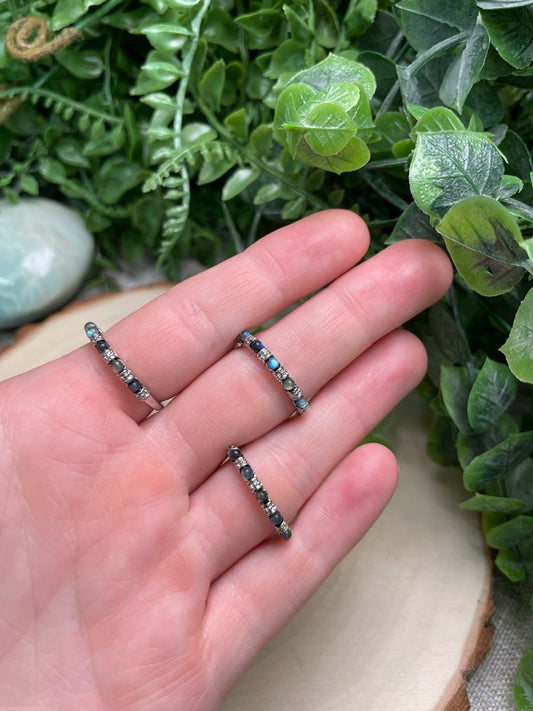 Labradorite Adjustable Ring