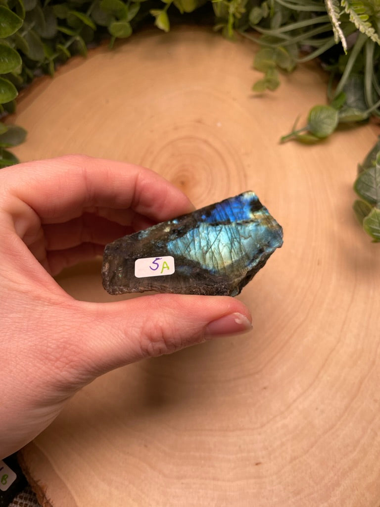 Labradorite Half-Polished Slab