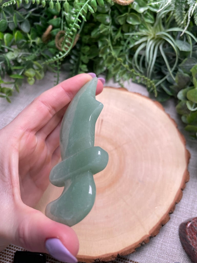 Green Aventurine Sword