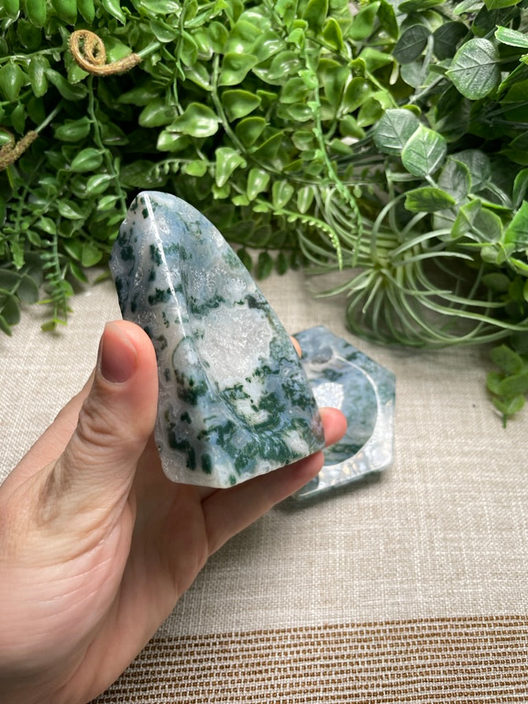 Moss Agate Bowl