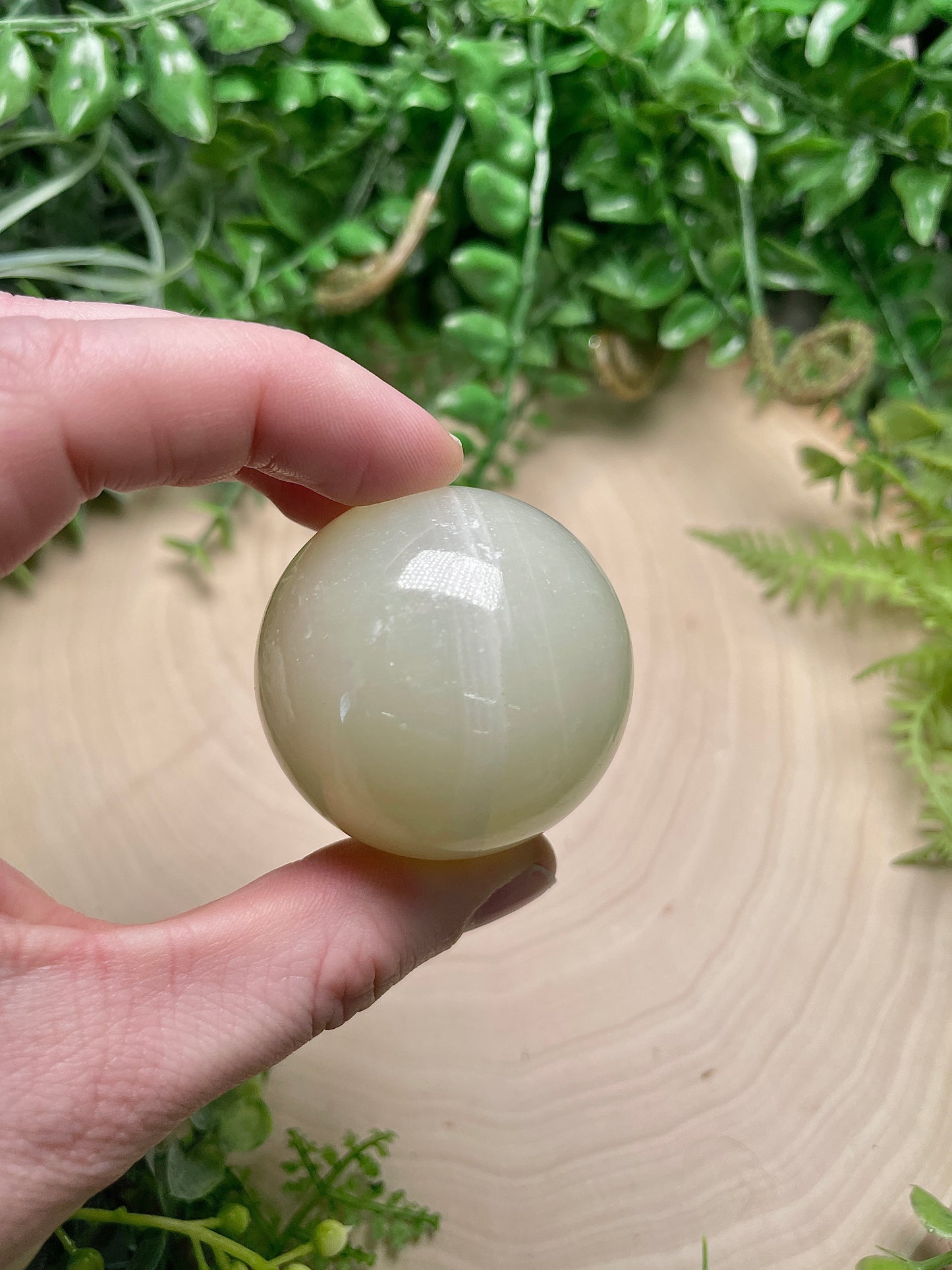 Green Onyx Sphere