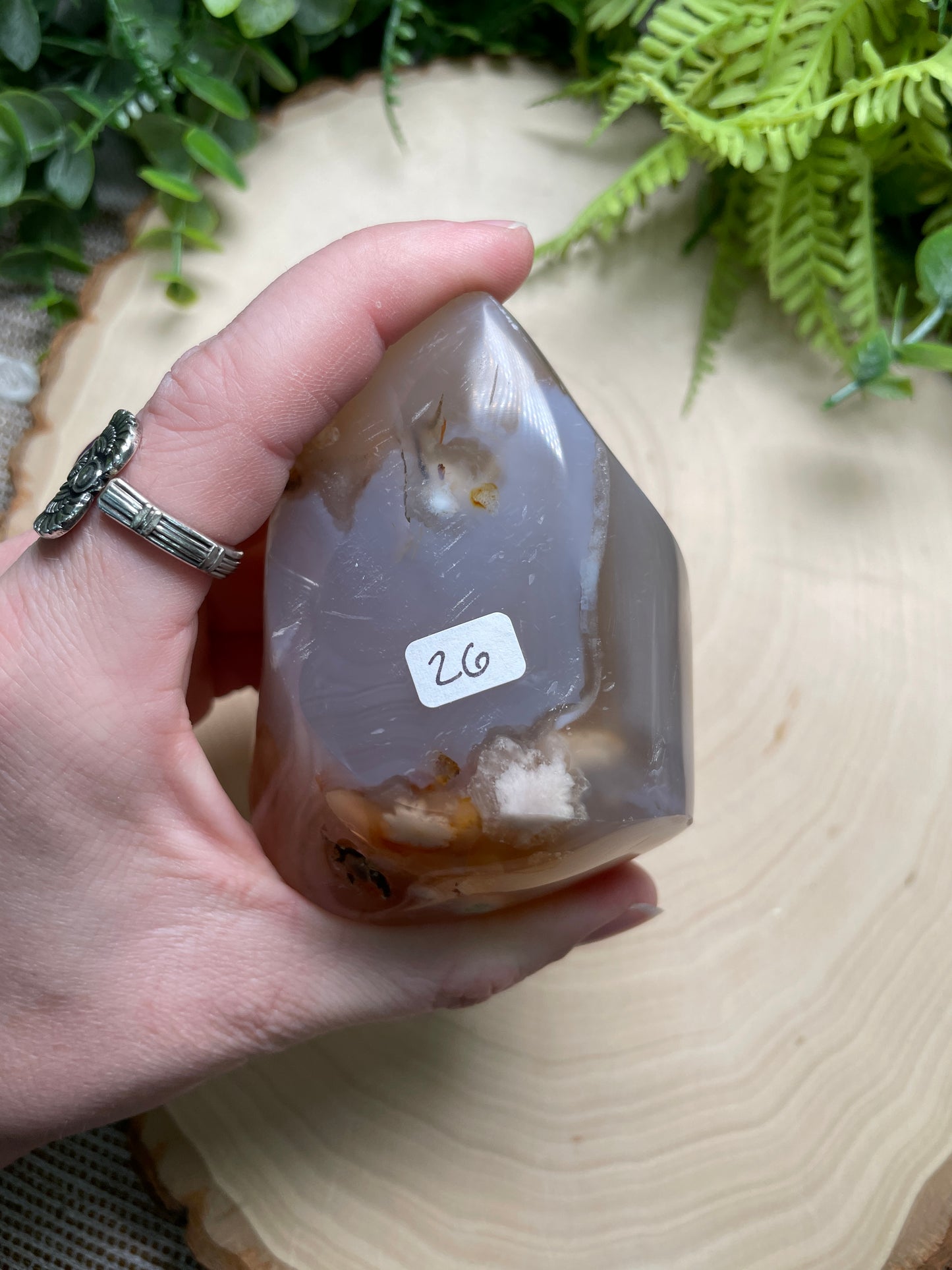 Flower Agate Flame