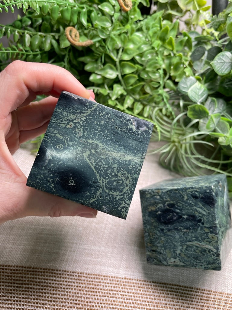 Kambaba/ Crocodile Jasper Cube