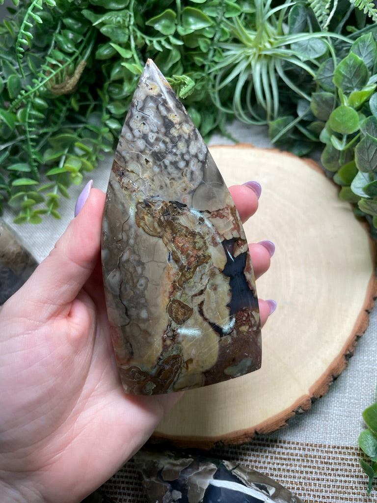 Volcano Agate Freeform