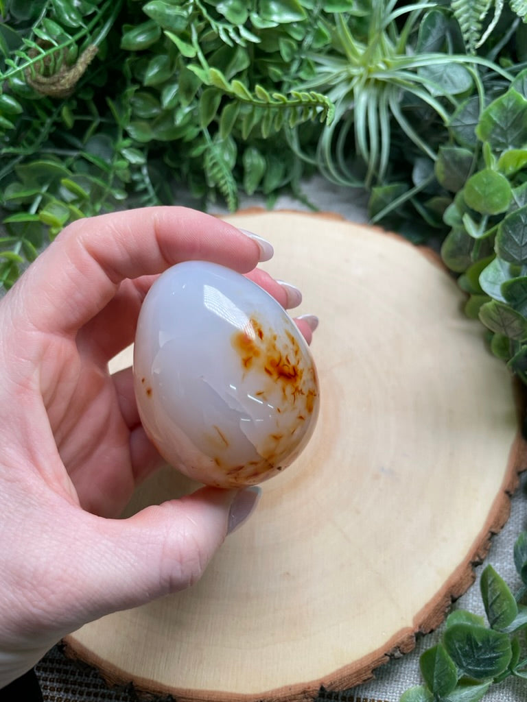 White Carnelian Egg