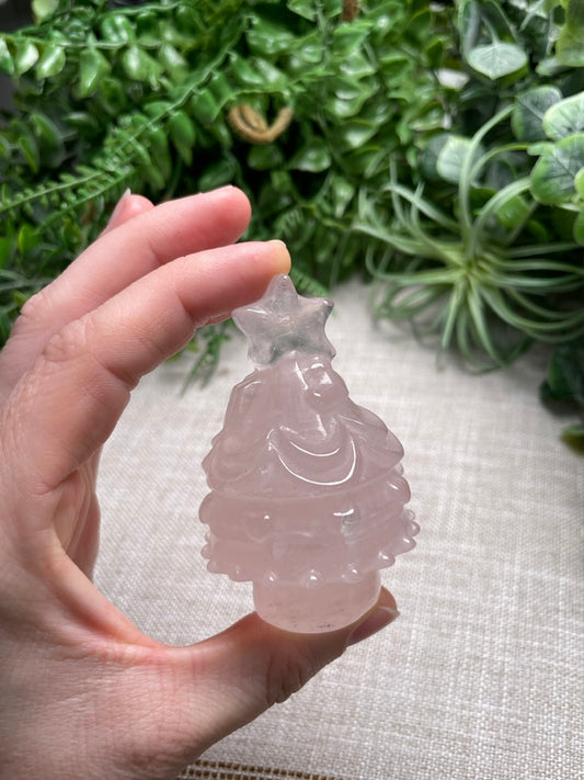 Rose Quartz Christmas Tree