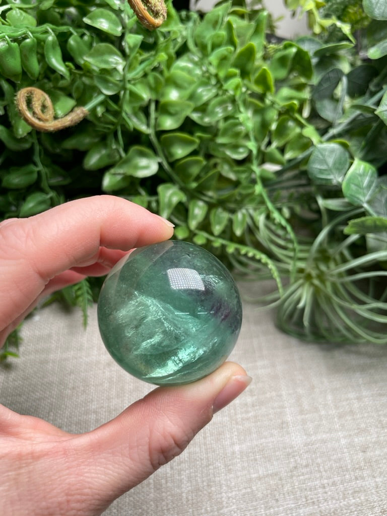 Rainbow Fluorite Sphere