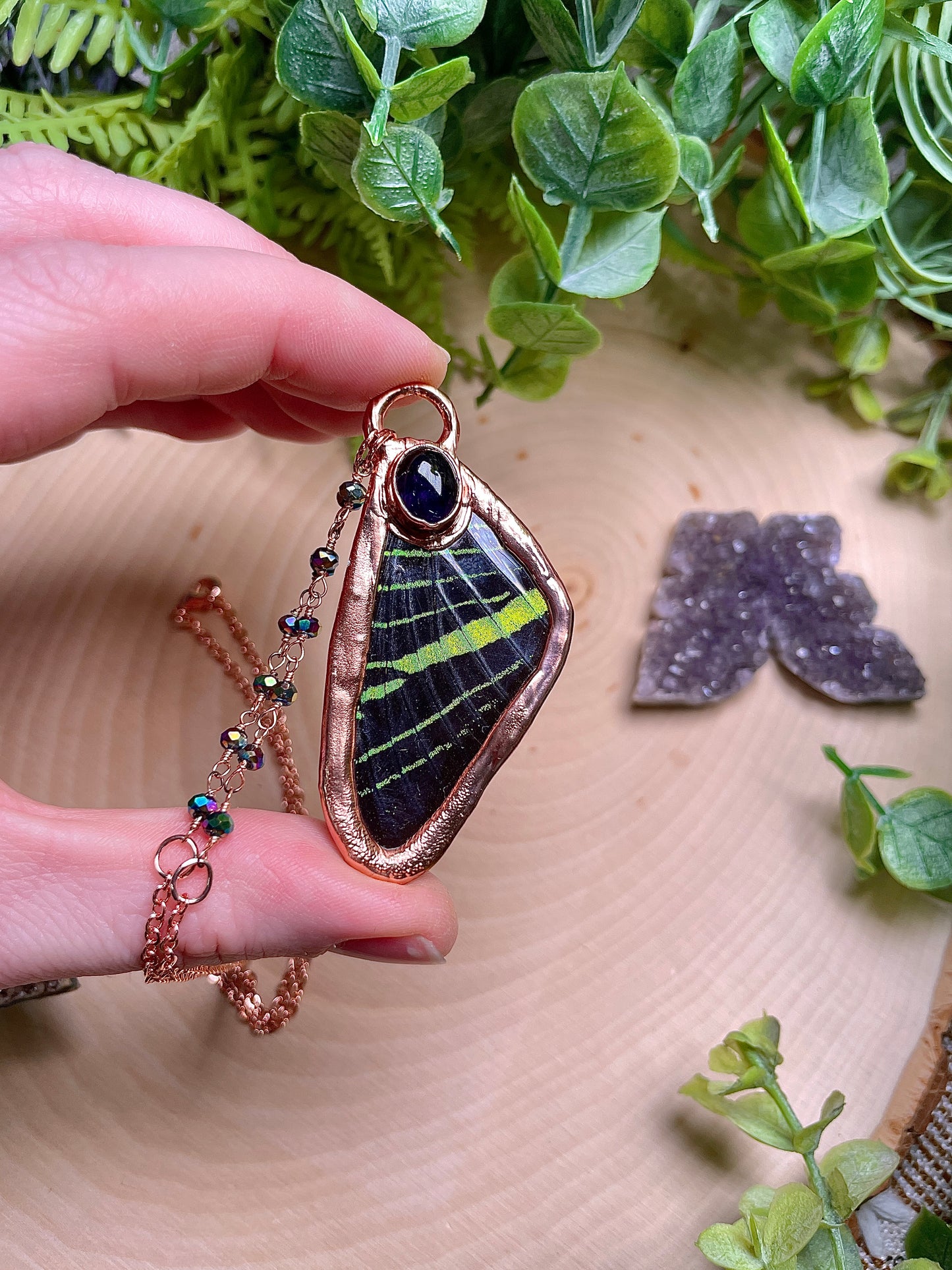 Nyx- Butterfly Wing Necklace