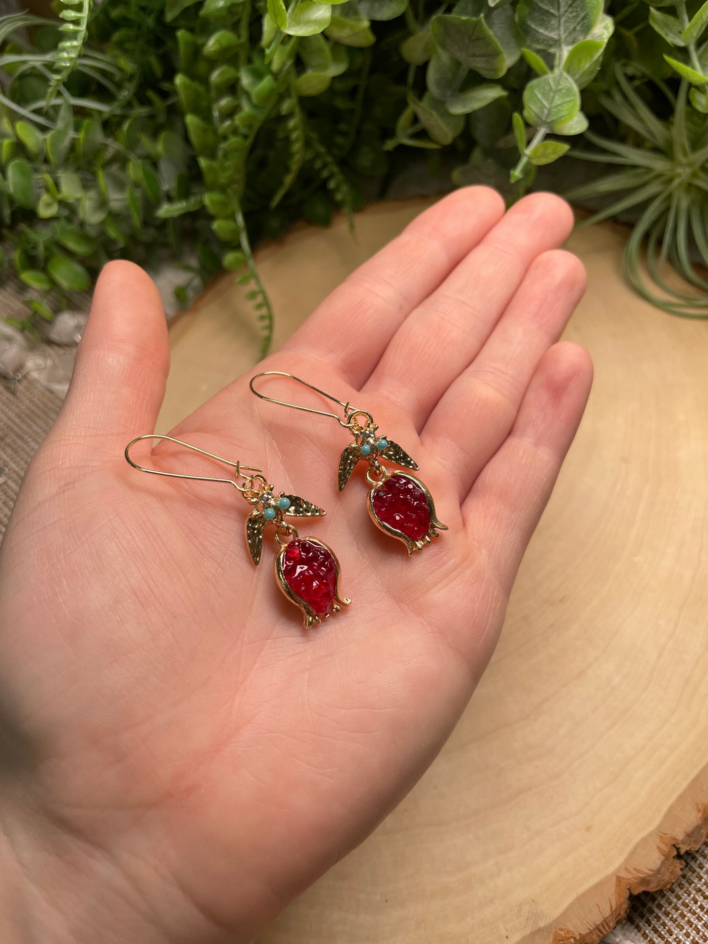 Rose Dangle Earrings