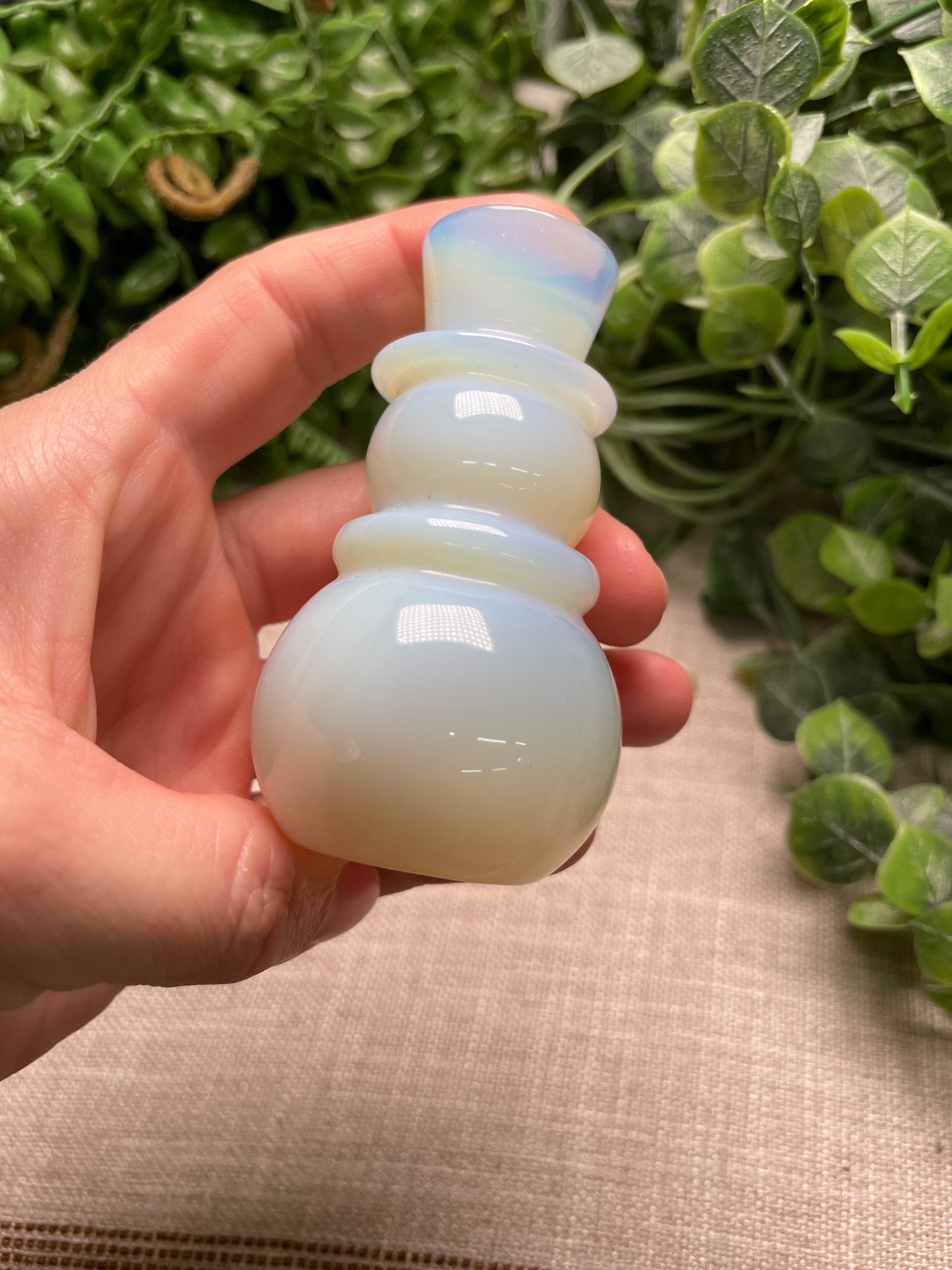 Opalite Snowman (manmade)