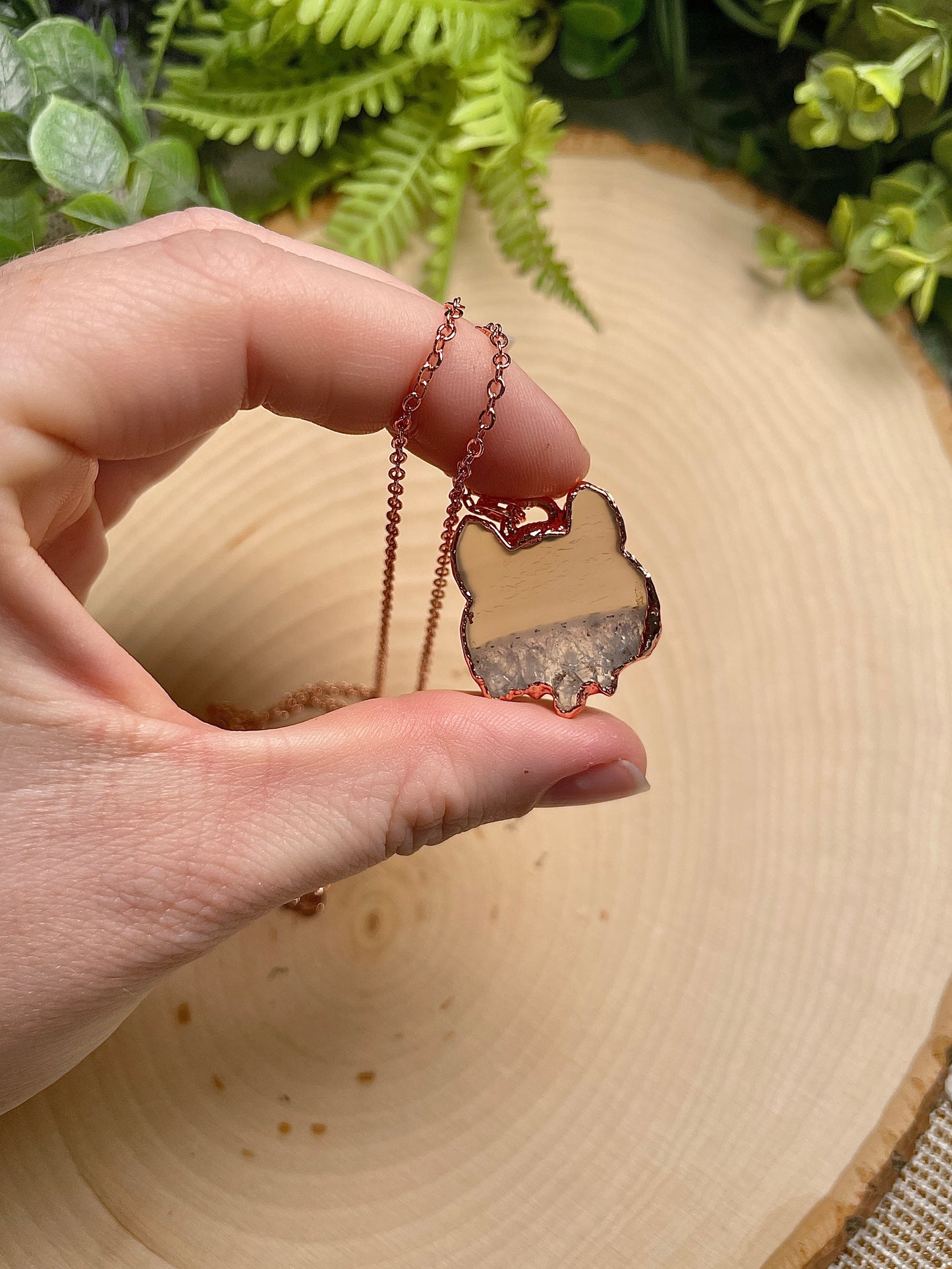 Amethyst Cat Necklace