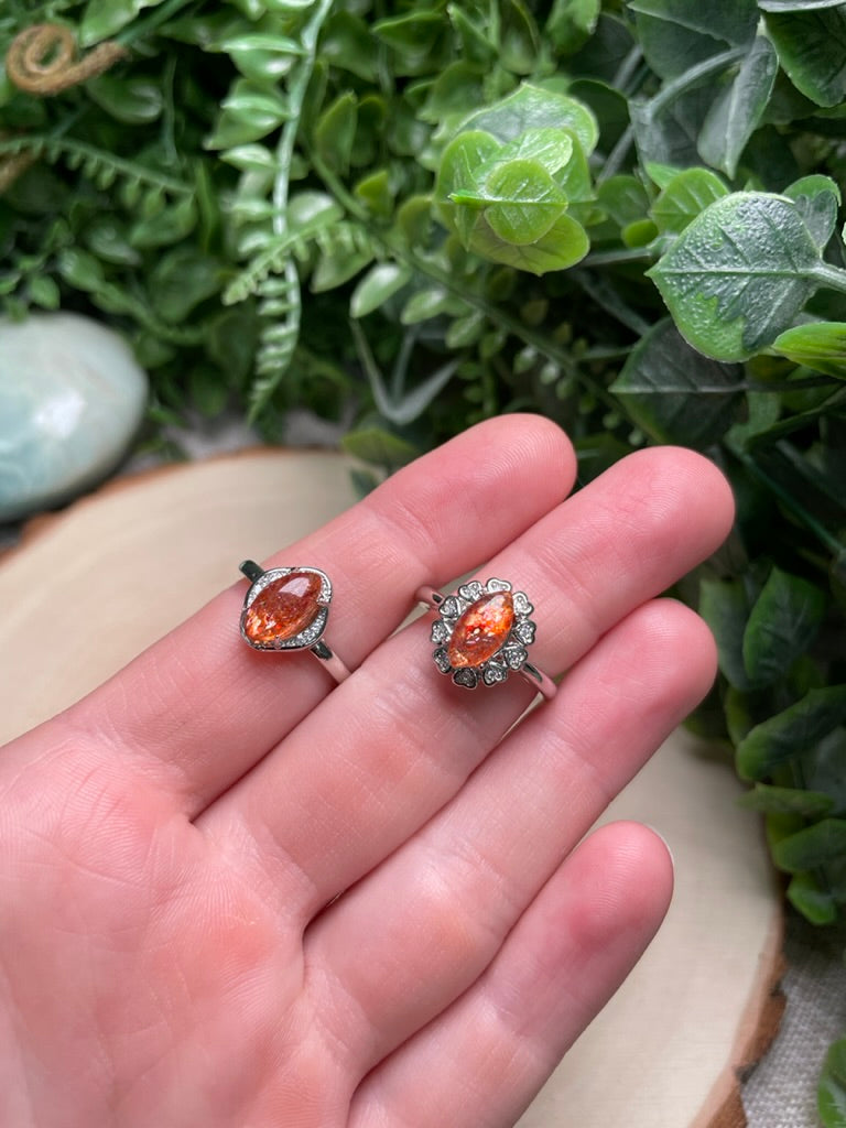 Sunstone Adjustable Ring