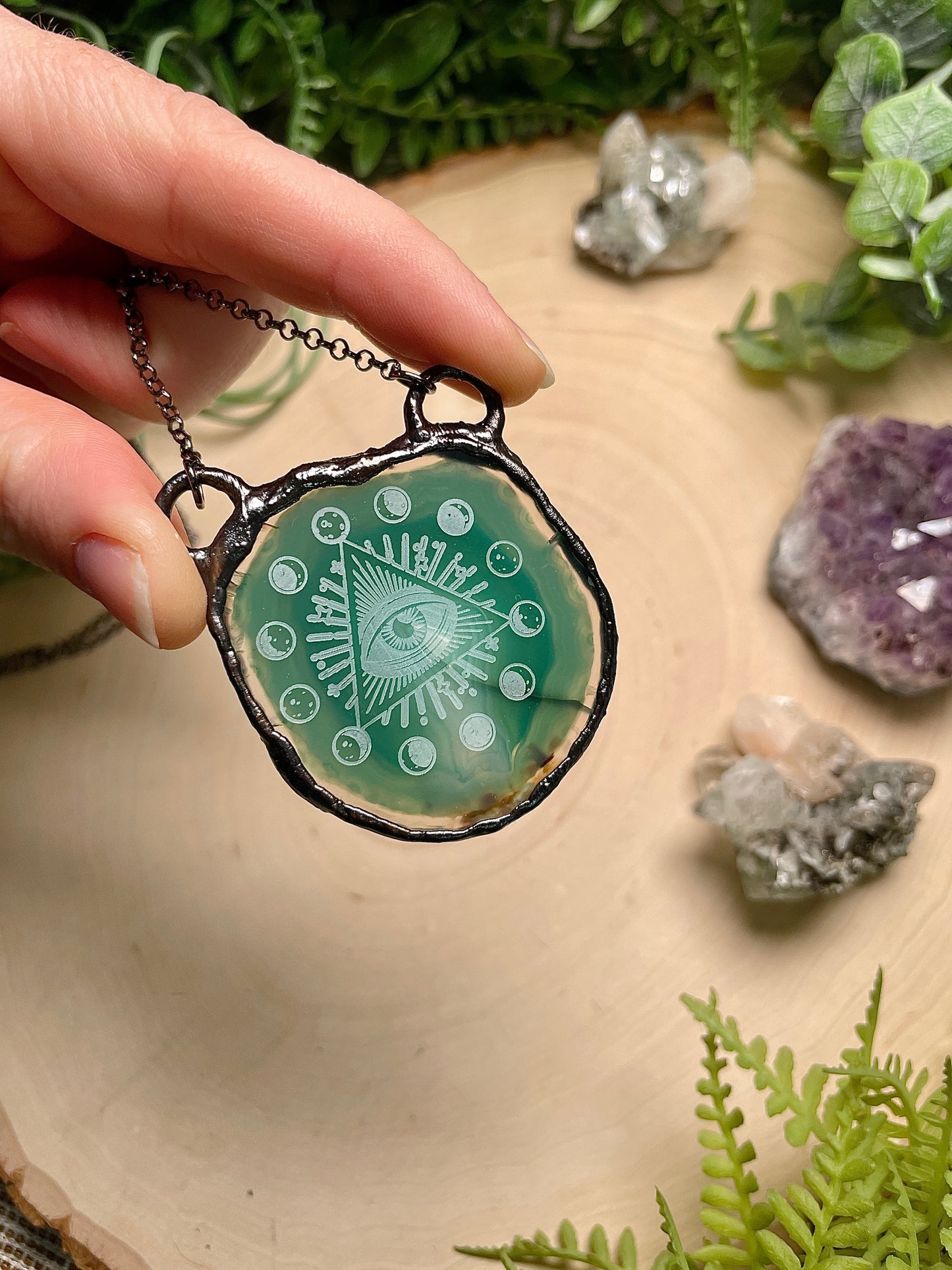 Agate Illuminati Necklace