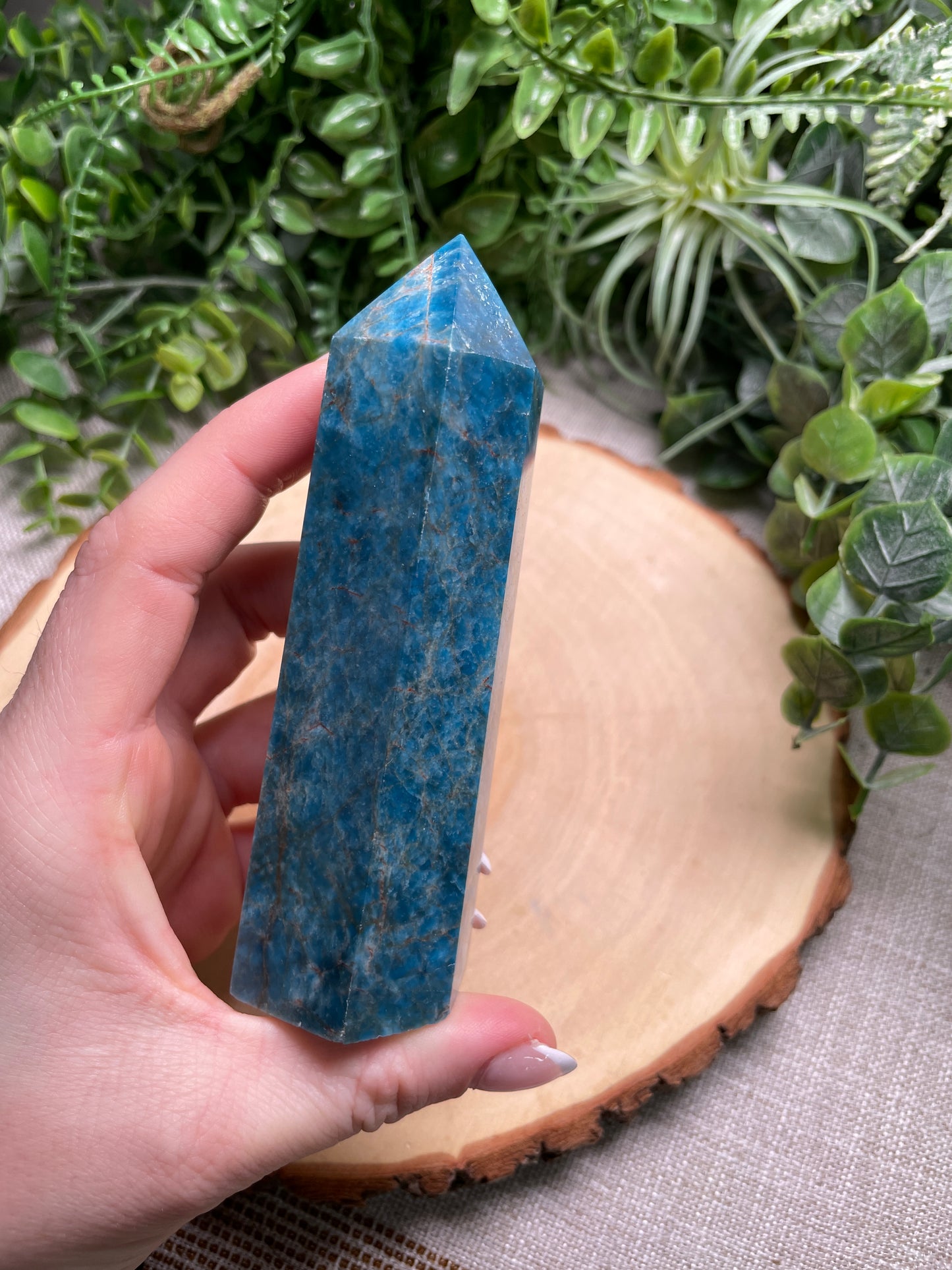 Blue Apatite Tower