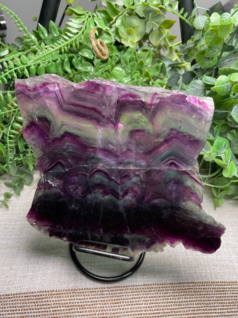 XL Rainbow Fluorite Slab