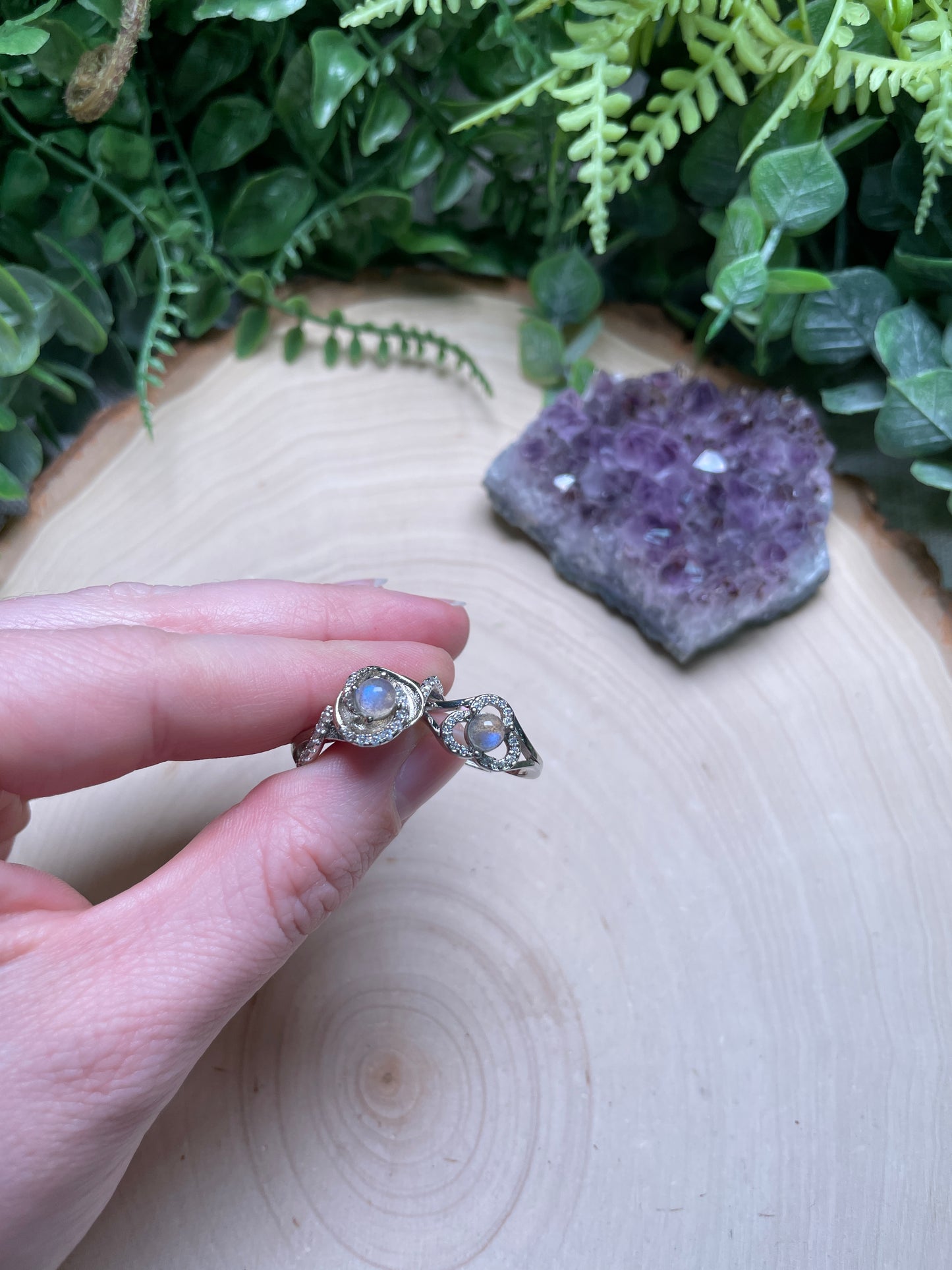 Labradorite Adjustable Ring