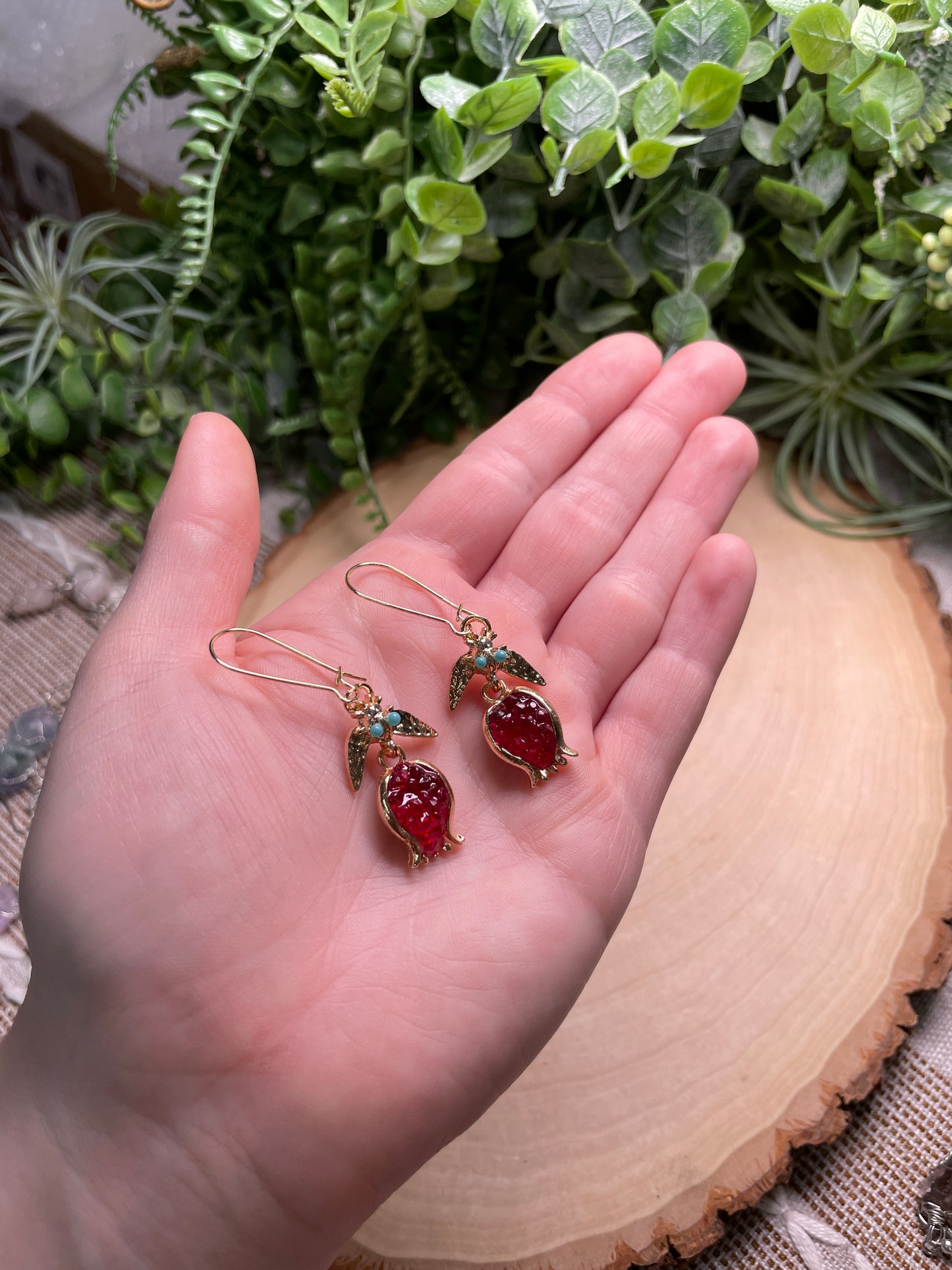 Rose Dangle Earrings