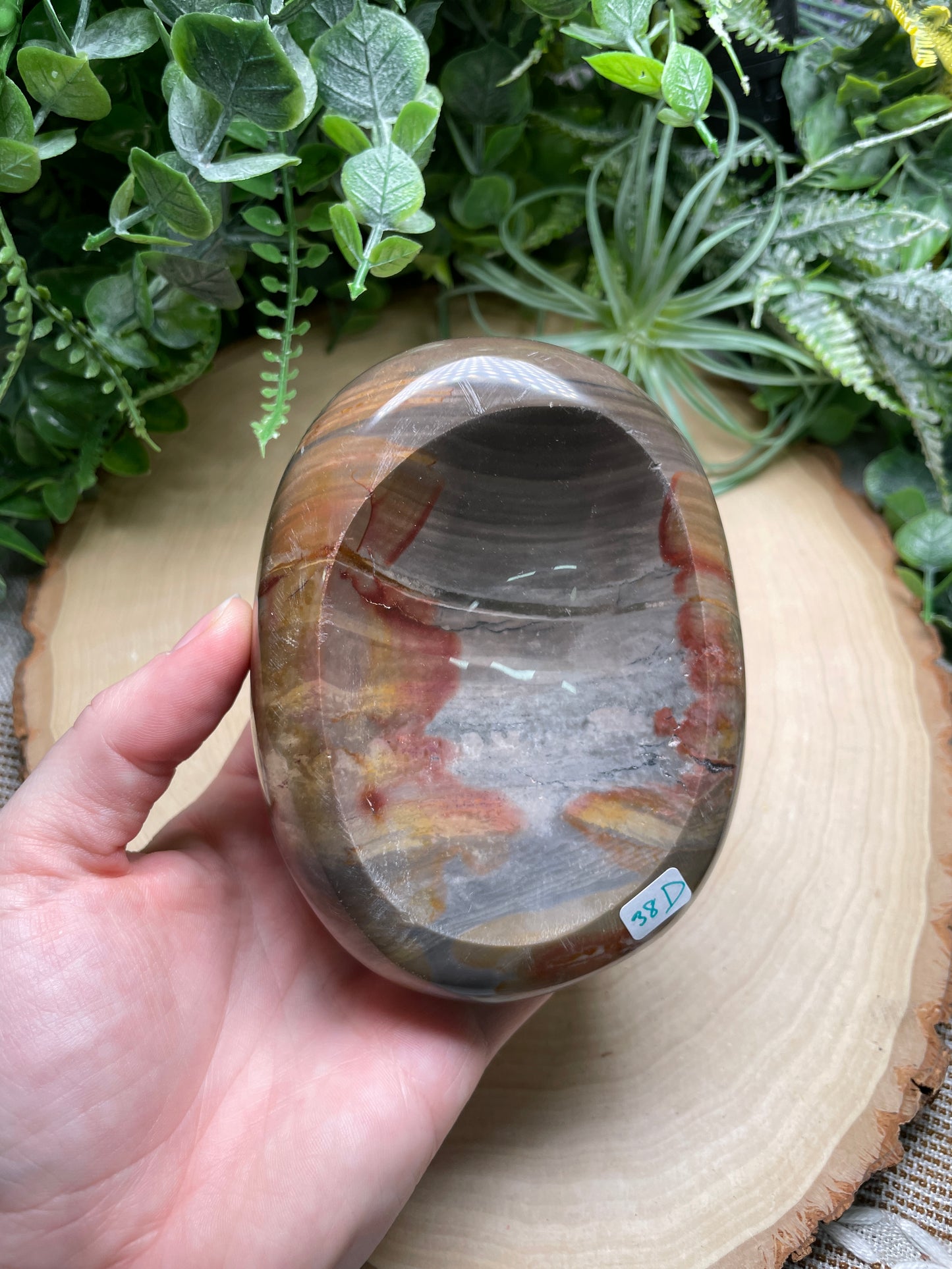 Polychrome Jasper Bowl