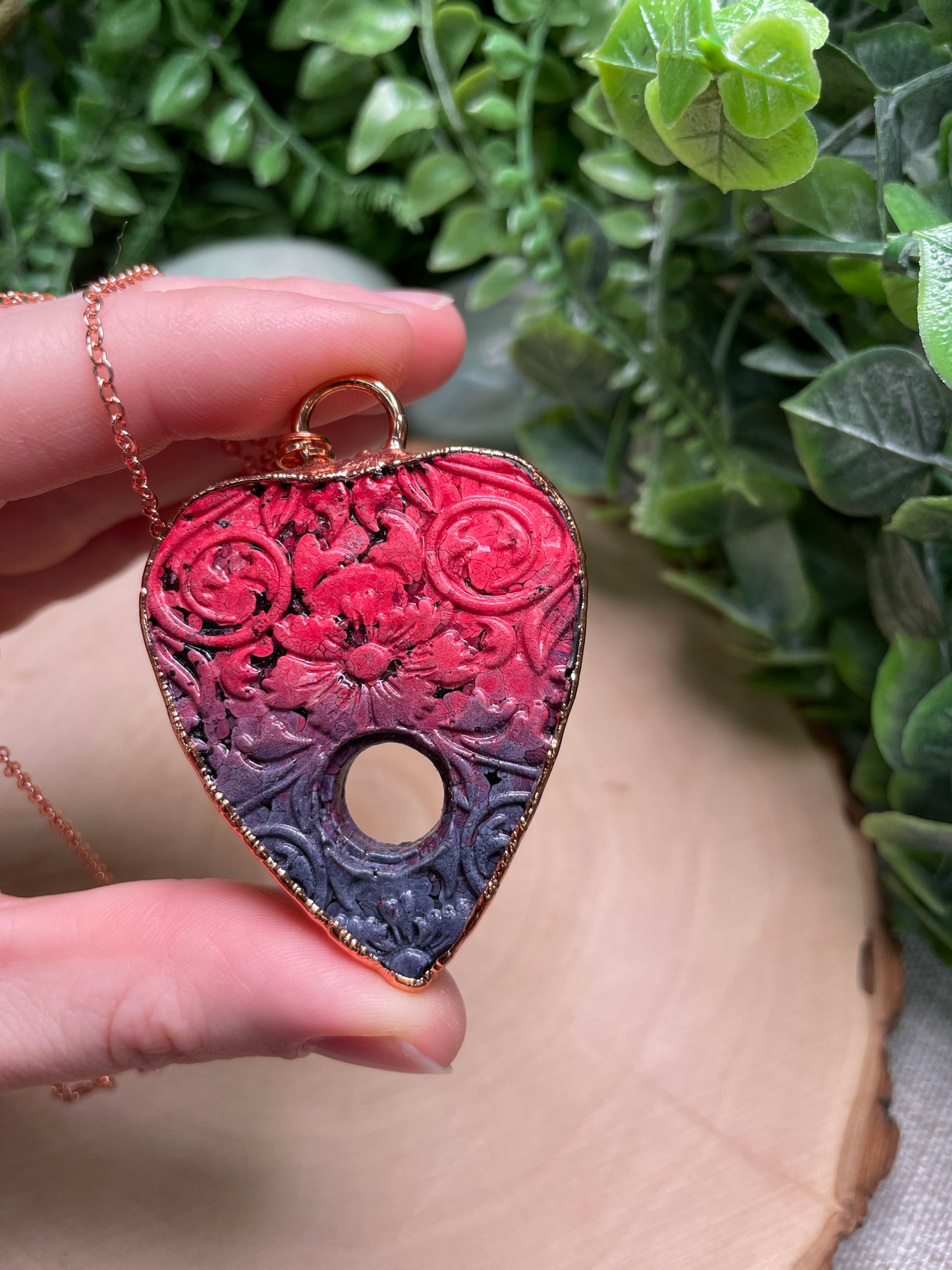 Resin Planchette Necklace