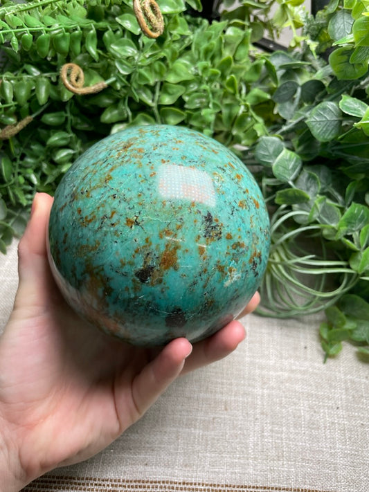 XL Chrysocolla Sphere