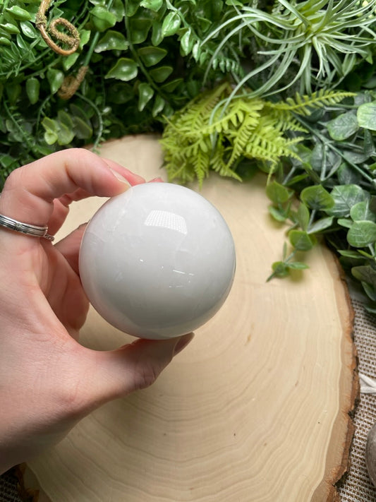 White Quartz Sphere