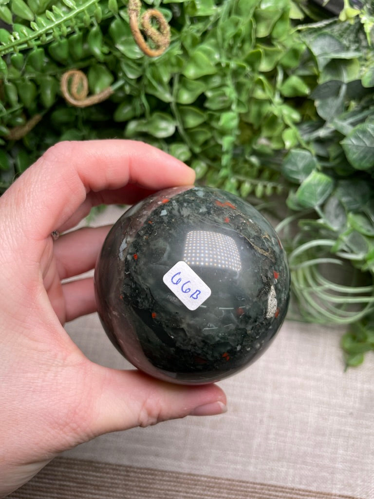 African Bloodstone Sphere