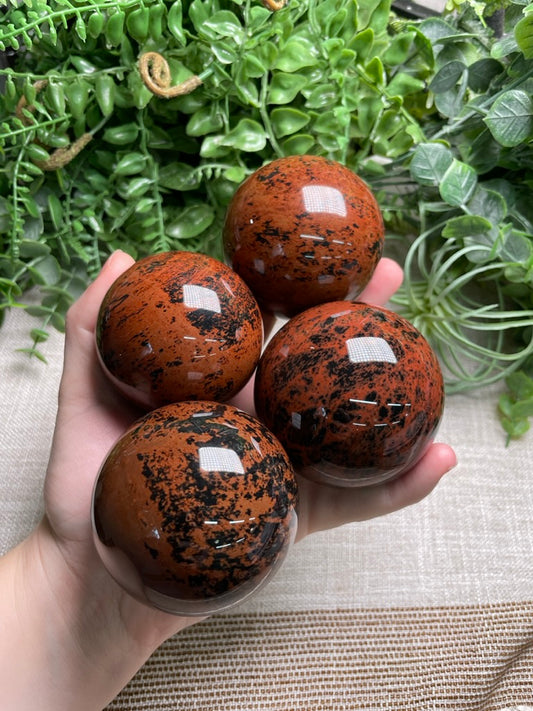 Red Obsidian Sphere