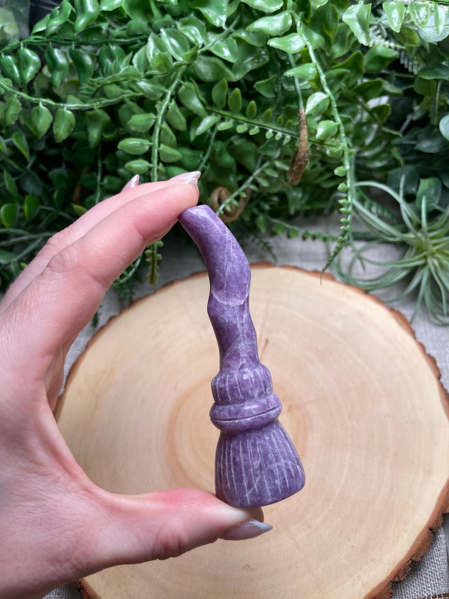 Lepidolite Broomstick