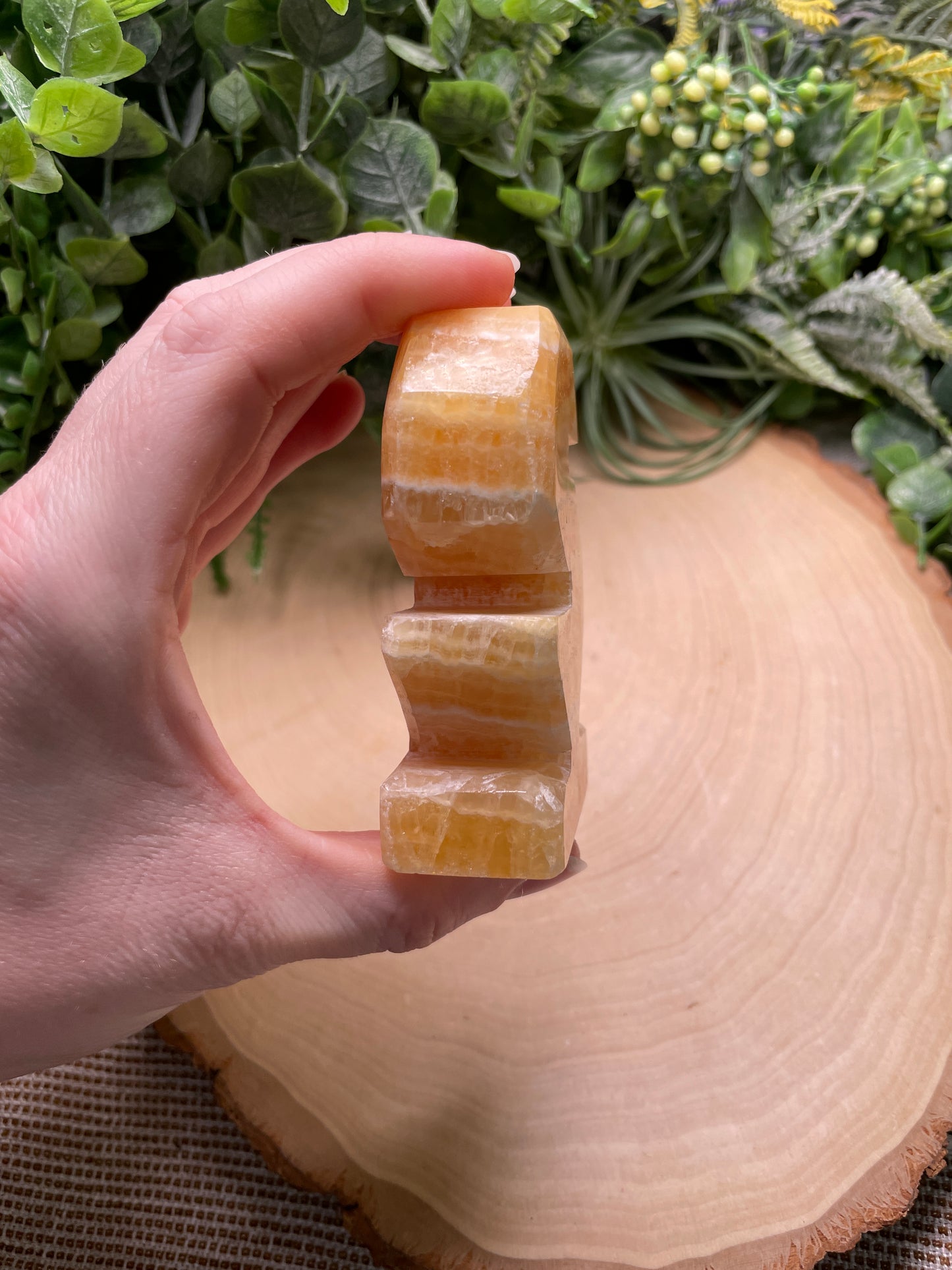 Yellow Calcite "S"