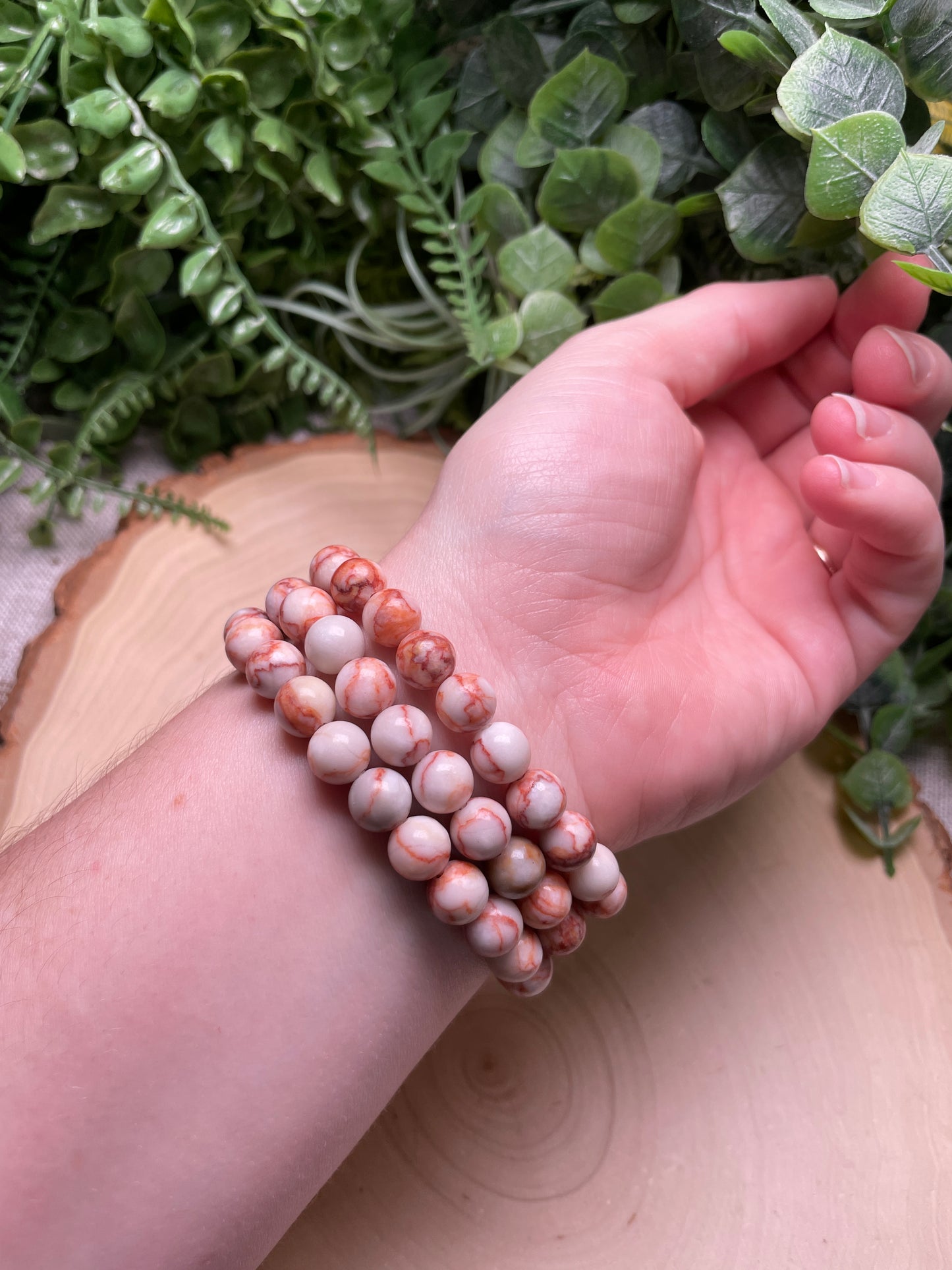 Red Vein Jasper Bracelet