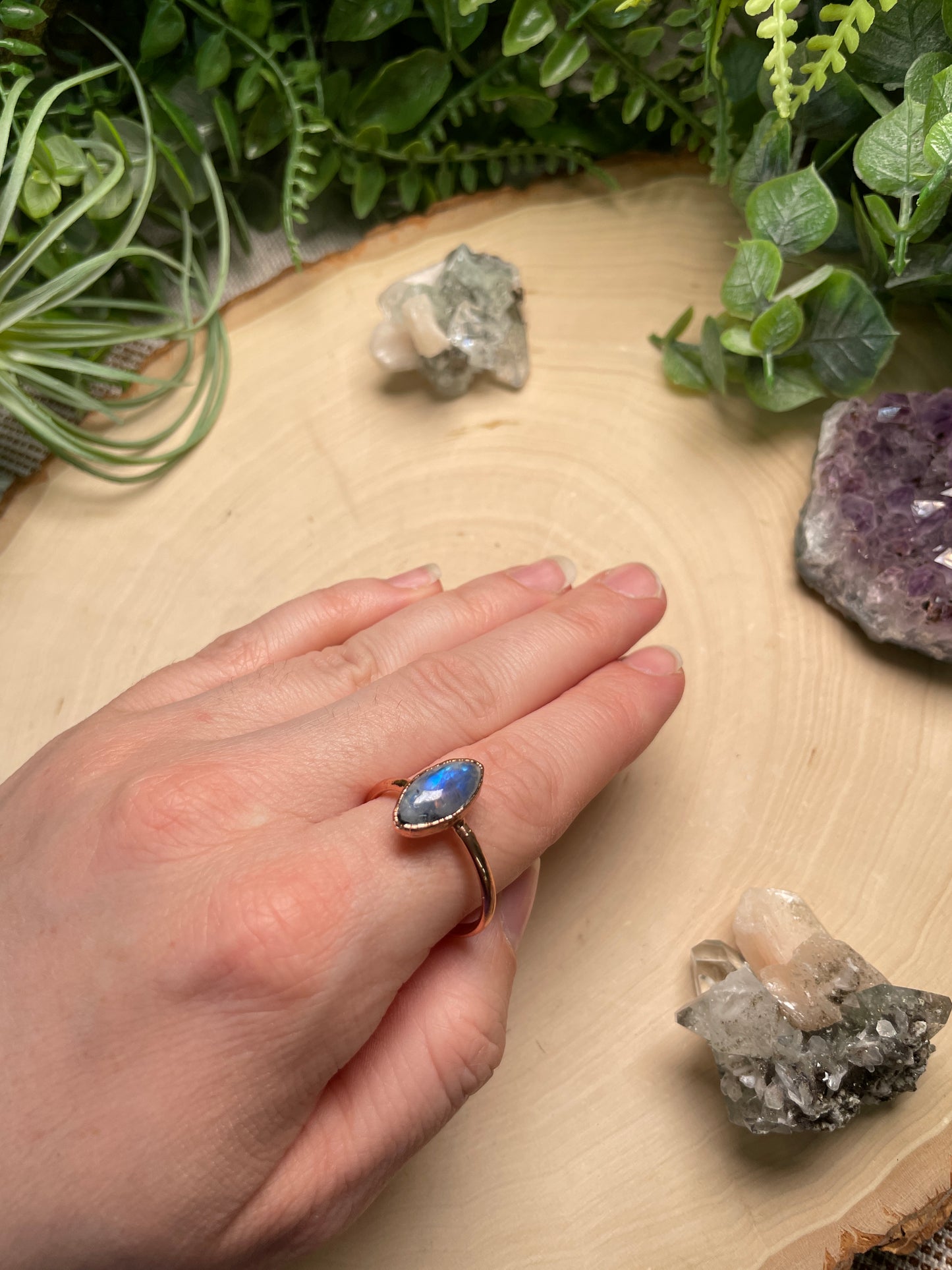 Moonstone Ring Size 11.5