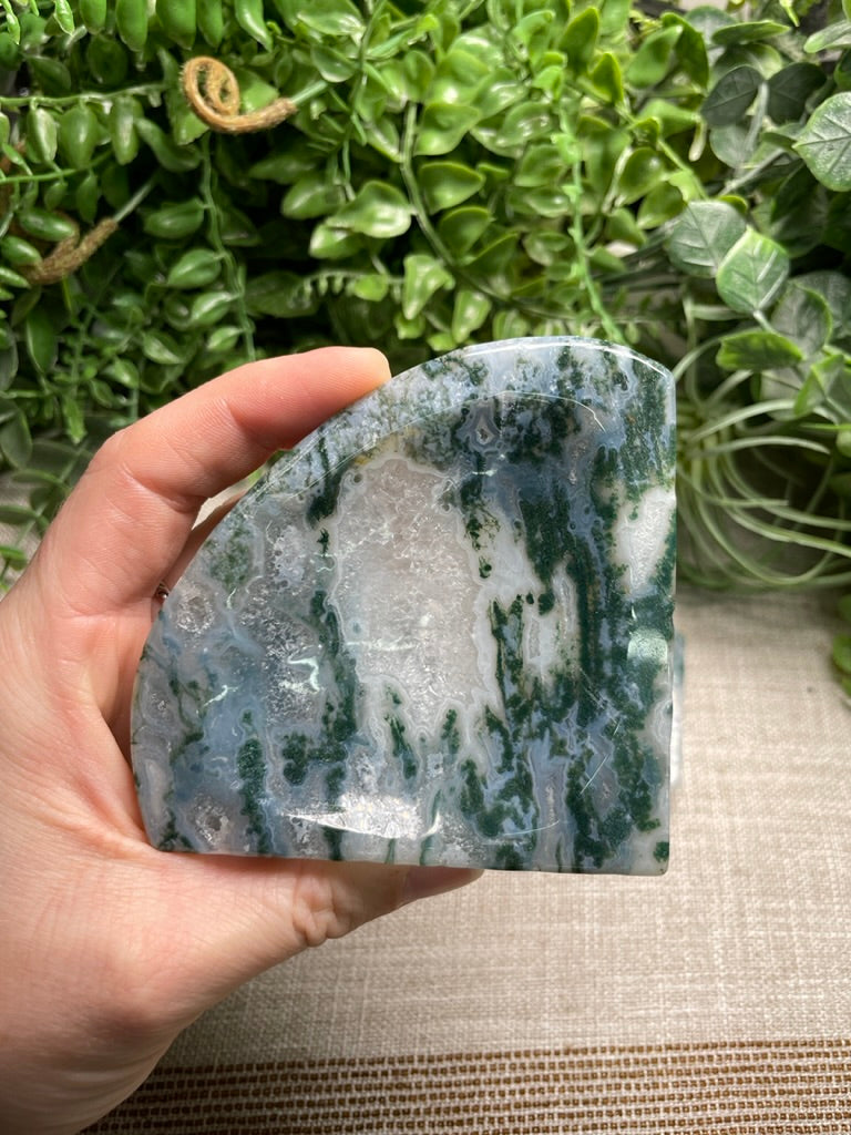 Moss Agate Bowl