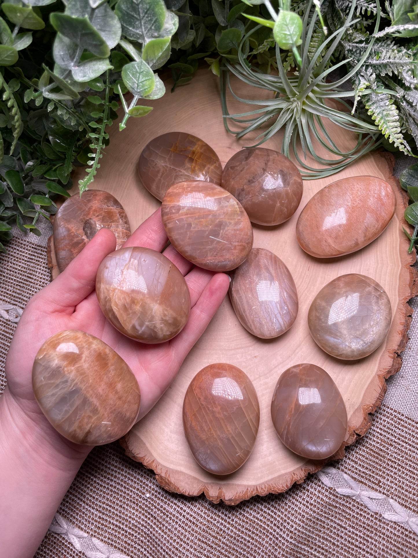 Peach Moonstone Palmstone